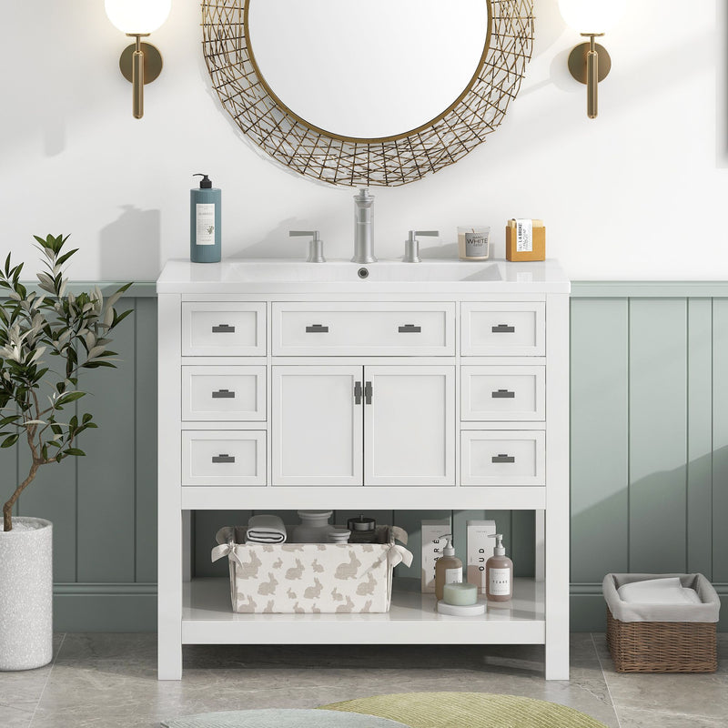 Bathroom Vanity with Top Sink