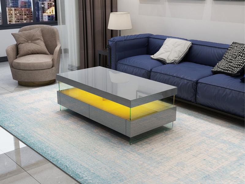 Modern & Contemporary Style Coffee Table in Gray