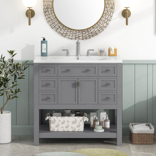 Bathroom Vanity with Top Sink