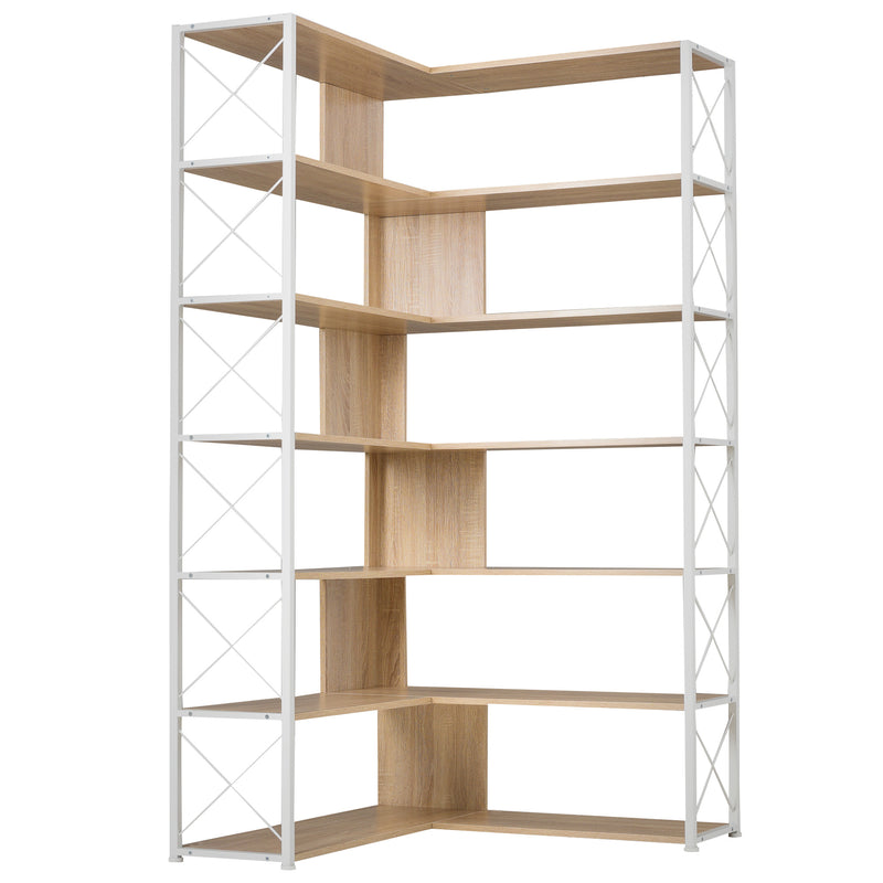 L-Shaped Corner Book Shelf