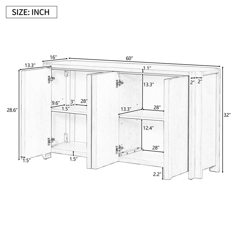 U_Style Designed Storage Cabinet