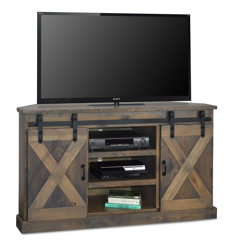 Farmhouse 66 inch Corner TV Stand