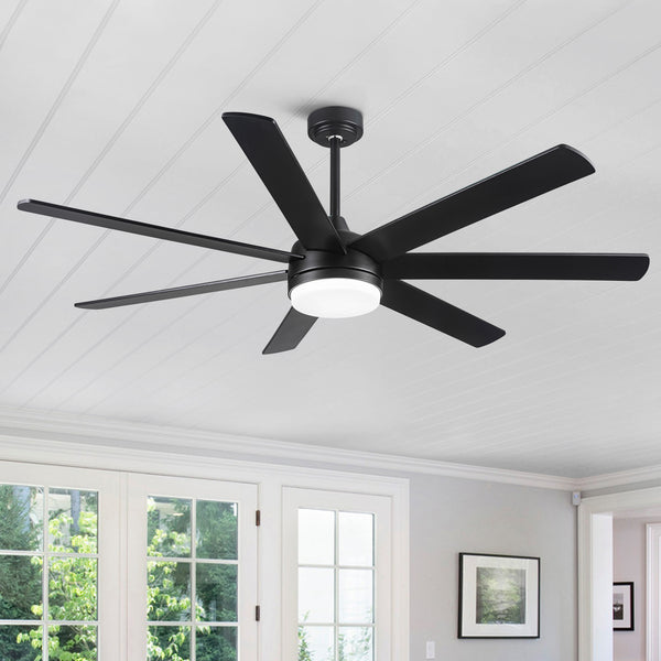 Farmhouse Ceiling Fan with Plywood Blades for Dining Room