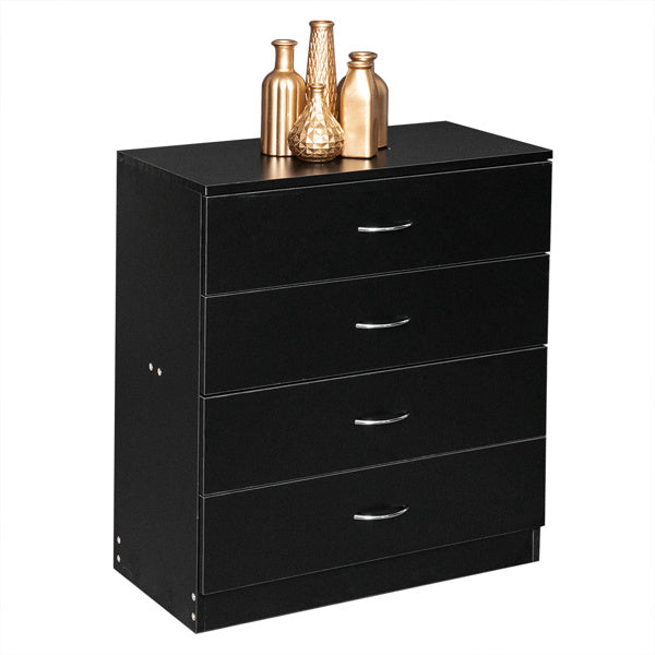 FCH Modern Simple 4-Drawer Dresser Black