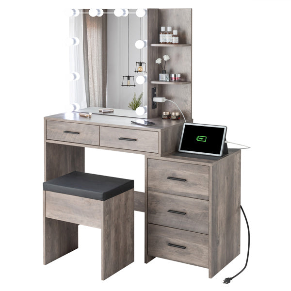 Veneer Mirror Cabinet