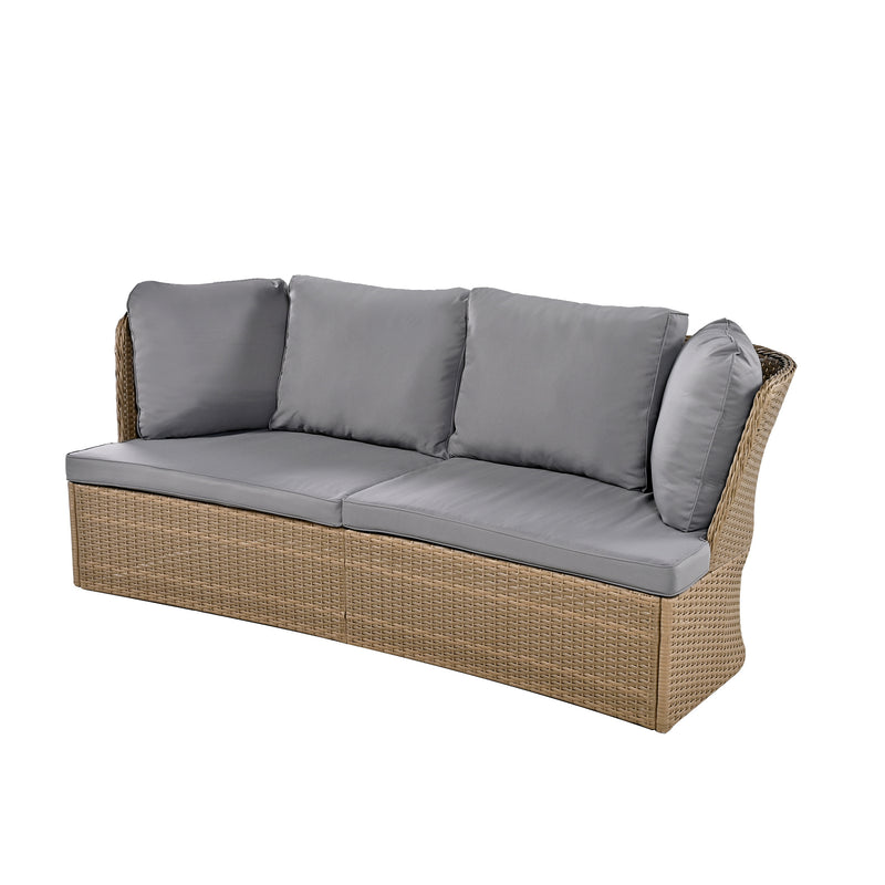 Wicker Furniture Sofa Set with Cushions