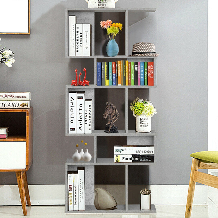 Cubes Ladder Shelf Corner Bookshelf