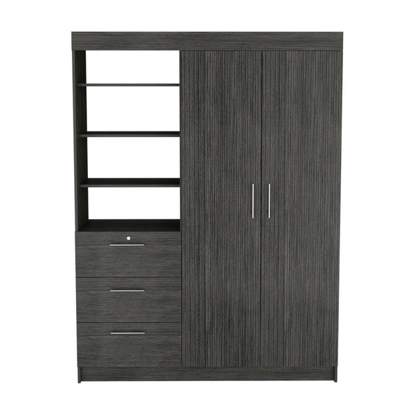 Armoire Rumanu, Bedroom, Smokey Oak