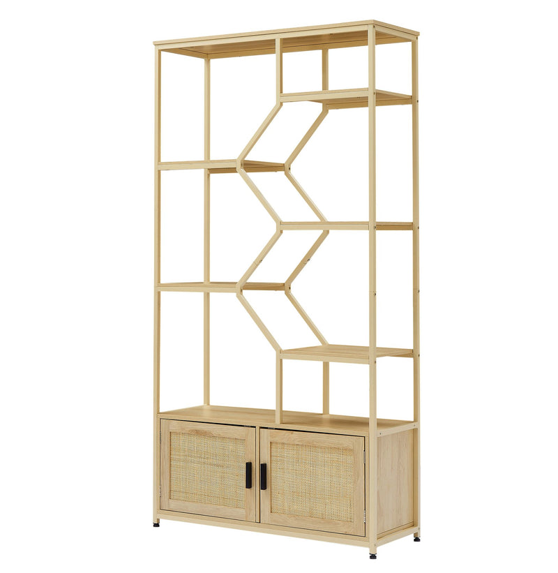 Rattan bookshelf