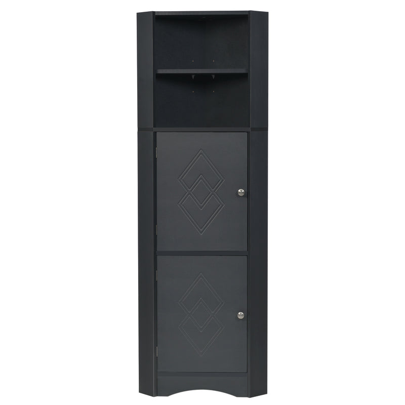 Tall Bathroom Corner Cabinet