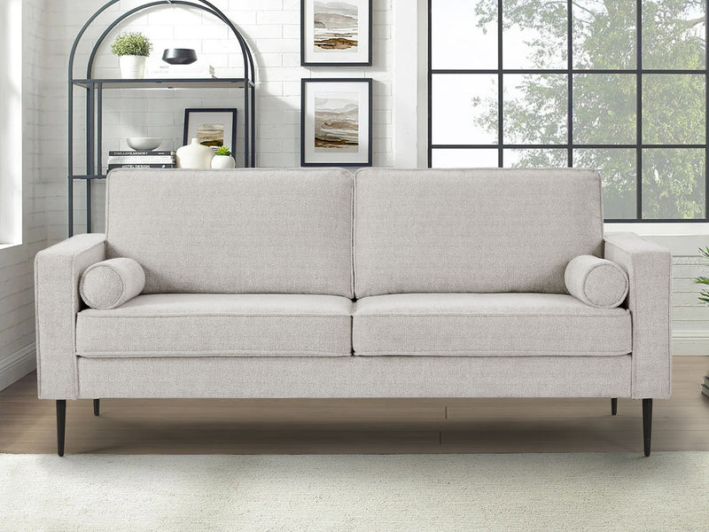 Chesterfield Tufted Fabric Sofa