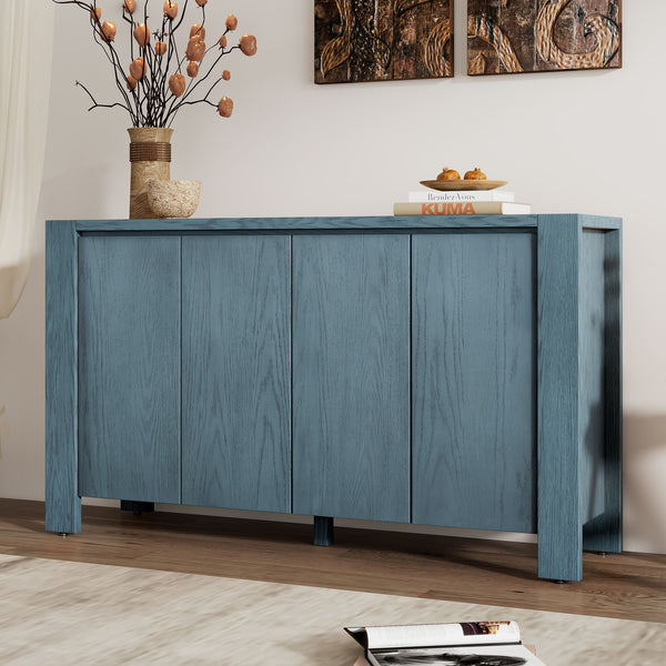 Retro Sideboard with Distressed Finish