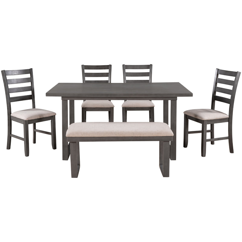 Family Furniture Solid Wood Dining Room Set