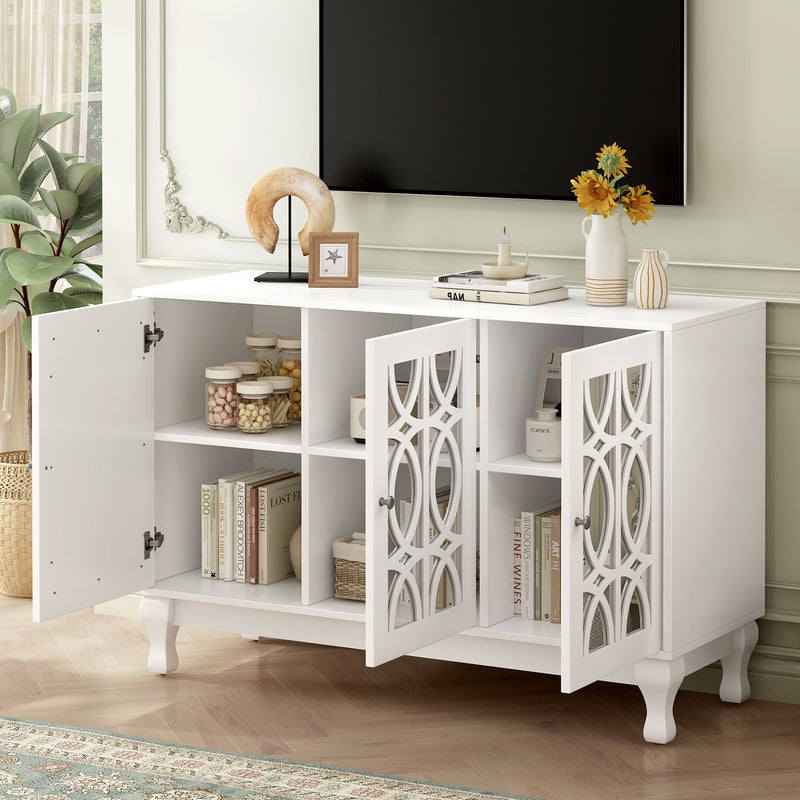 Mirrored TV Stand up to 55 Inches