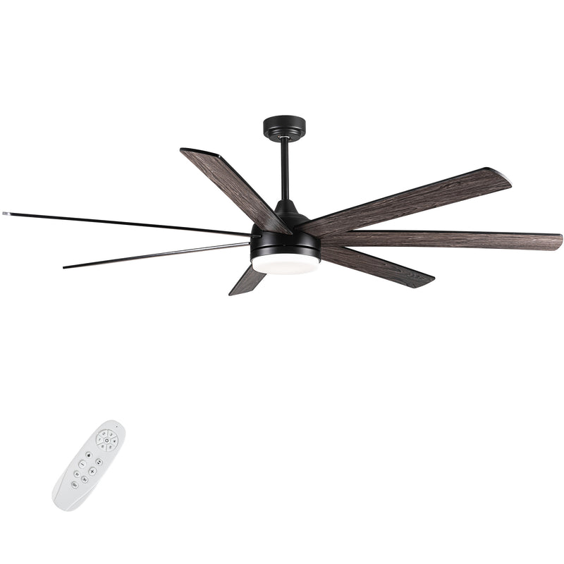 Farmhouse Ceiling Fan with Plywood Blades for Dining Room