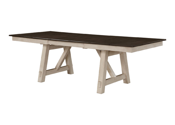 6pc Cottage Style Extendable Dining Table