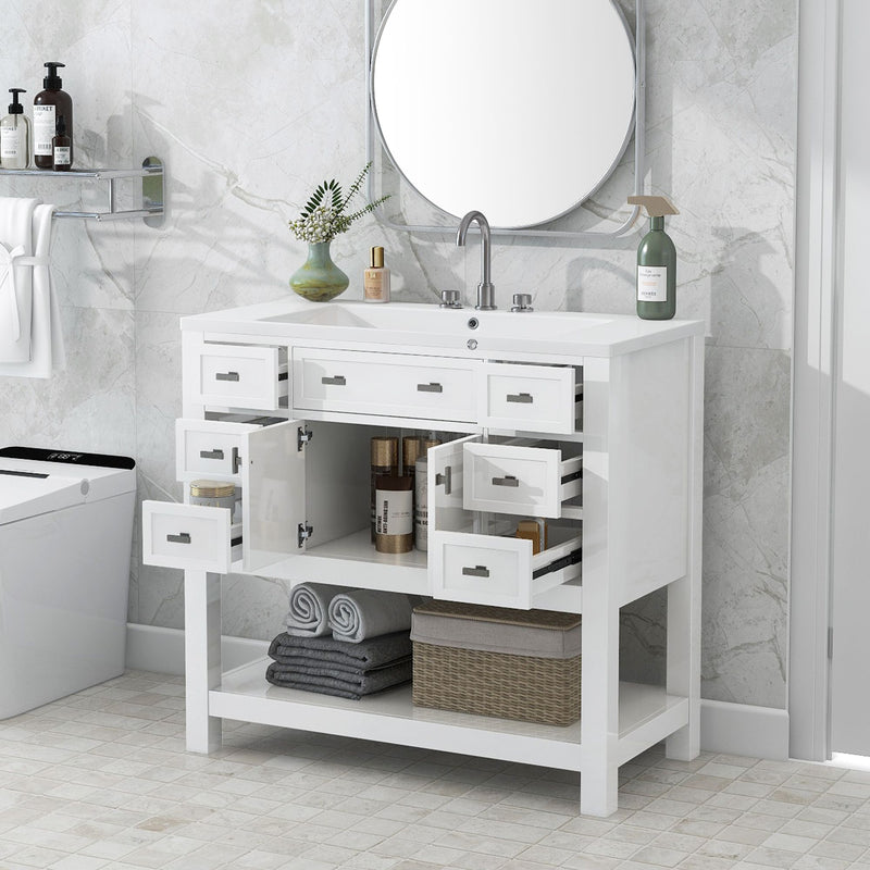 Bathroom Vanity with Top Sink