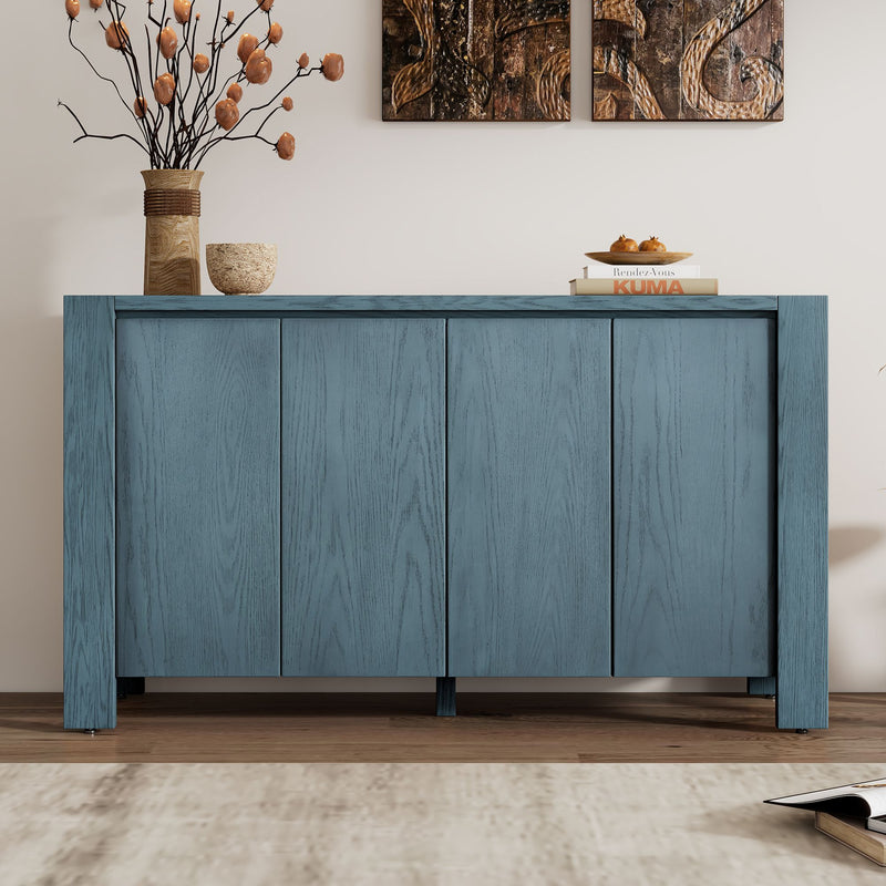 Retro Sideboard with Distressed Finish