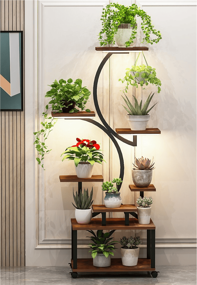 Plant Stand with Grow Lights