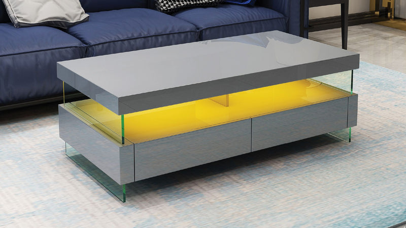 Modern & Contemporary Style Coffee Table in Gray