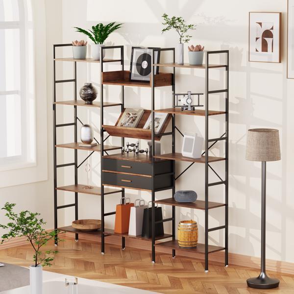 Triple Wide Bookshelf