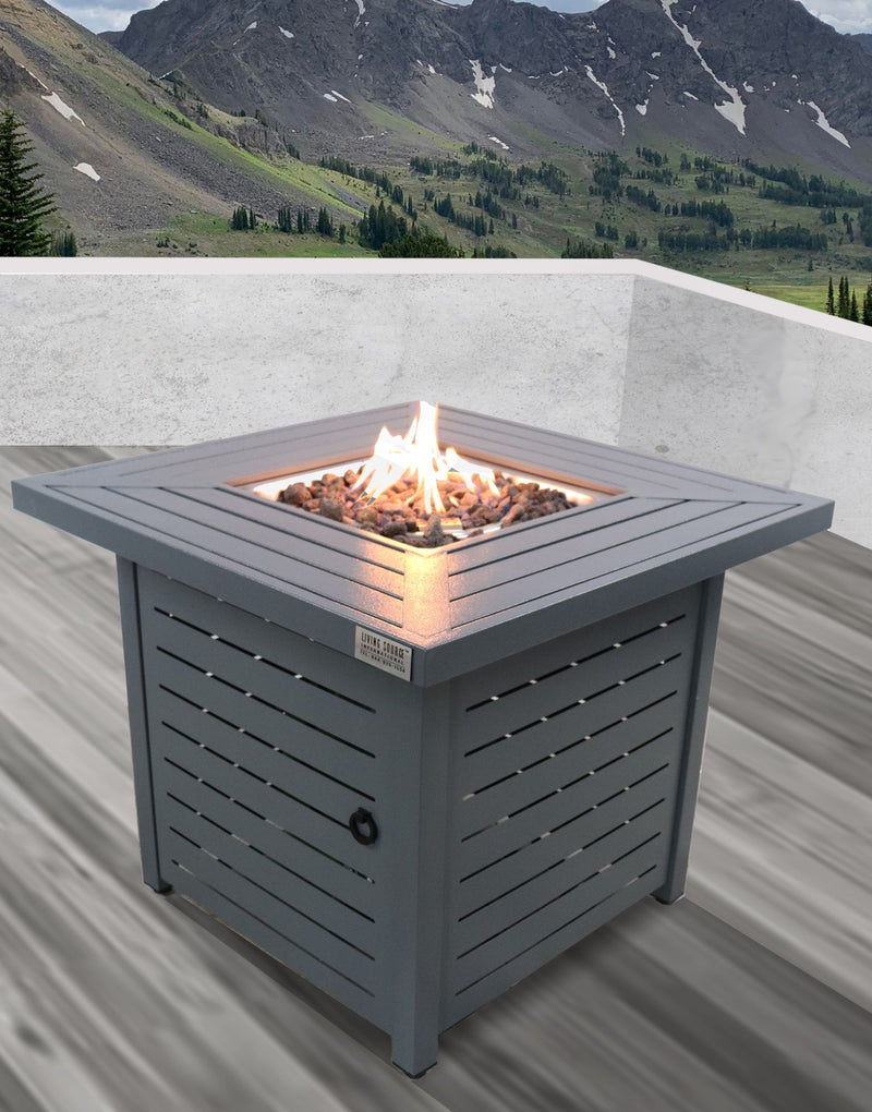 Steel Propane Fire Pit Table