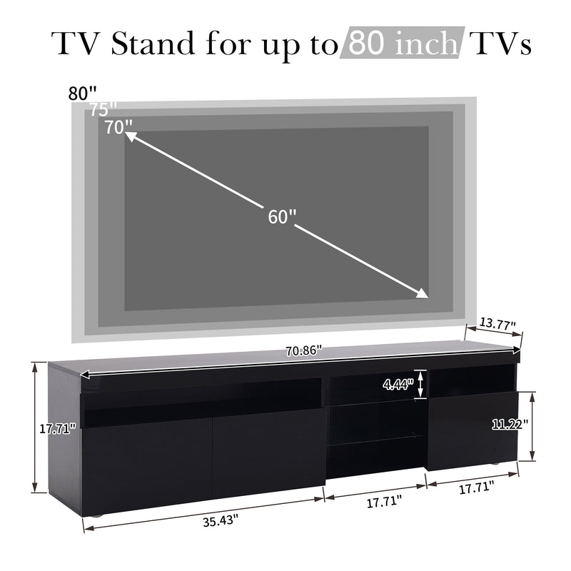 Modern Design TV Stands  with Multi-Functional Storage