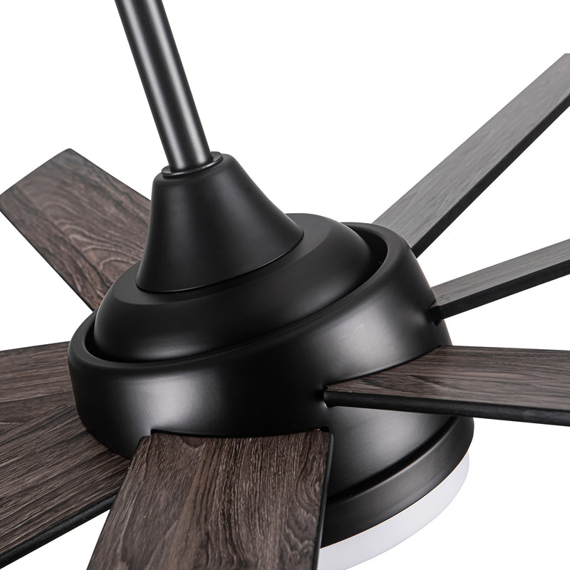 Farmhouse Ceiling Fan with Plywood Blades for Dining Room