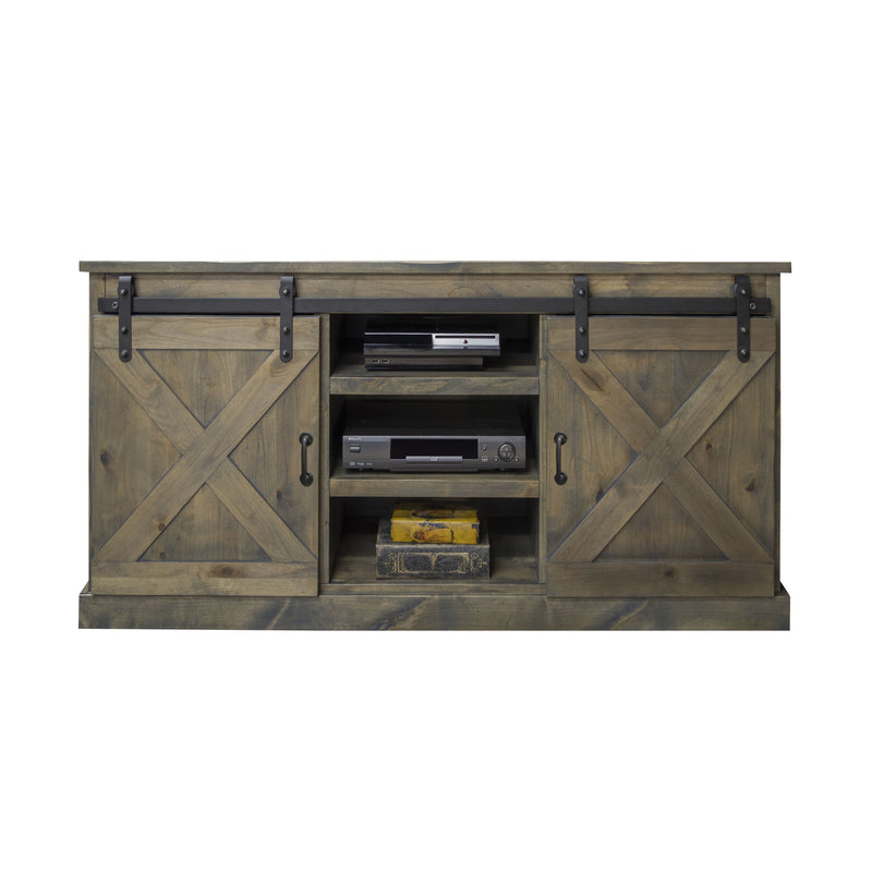 Farmhouse 66 inch Corner TV Stand