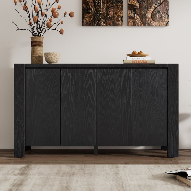 Retro Sideboard with Distressed Finish