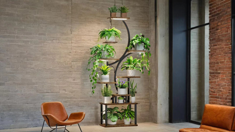 Plant Stand with Grow Lights