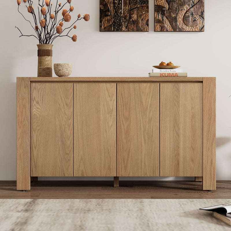 Retro Sideboard with Distressed Finish