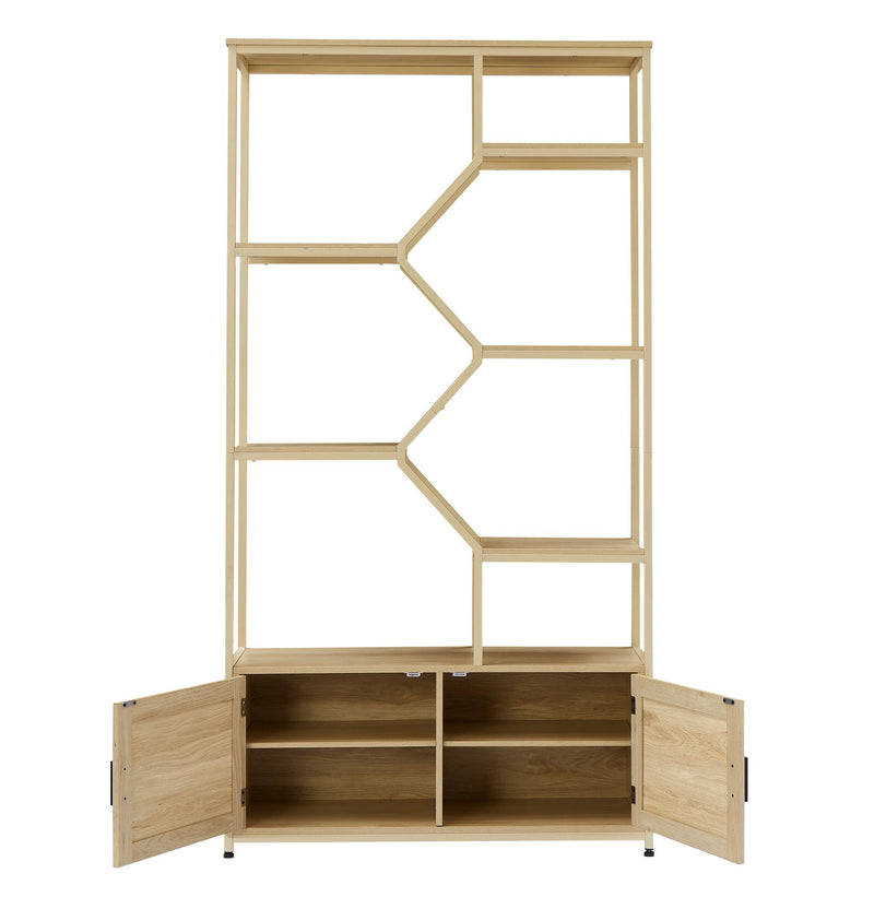 Rattan bookshelf