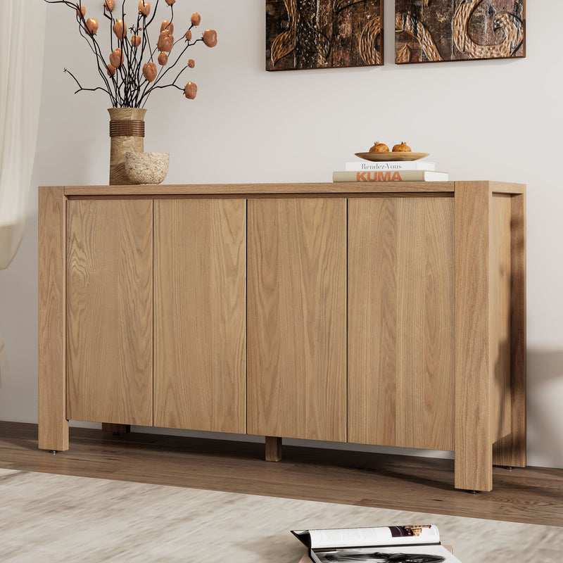 Retro Sideboard with Distressed Finish