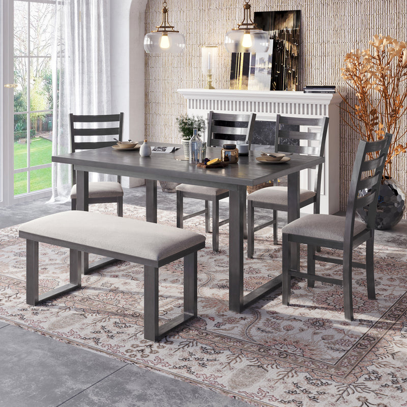 Family Furniture Solid Wood Dining Room Set