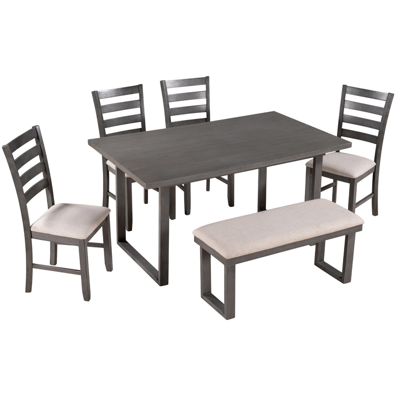 Family Furniture Solid Wood Dining Room Set