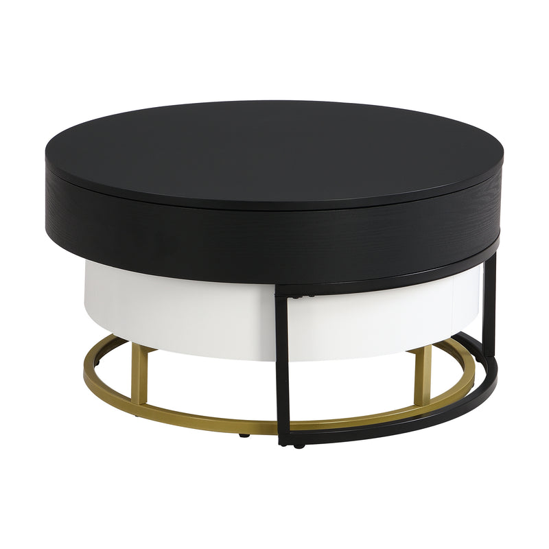 Modern Round Lift-top Coffee Table