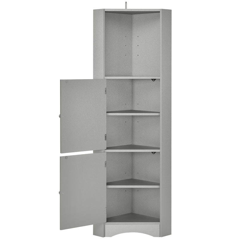 Tall Bathroom Corner Cabinet