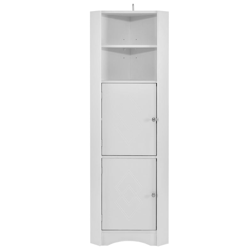 Tall Bathroom Corner Cabinet