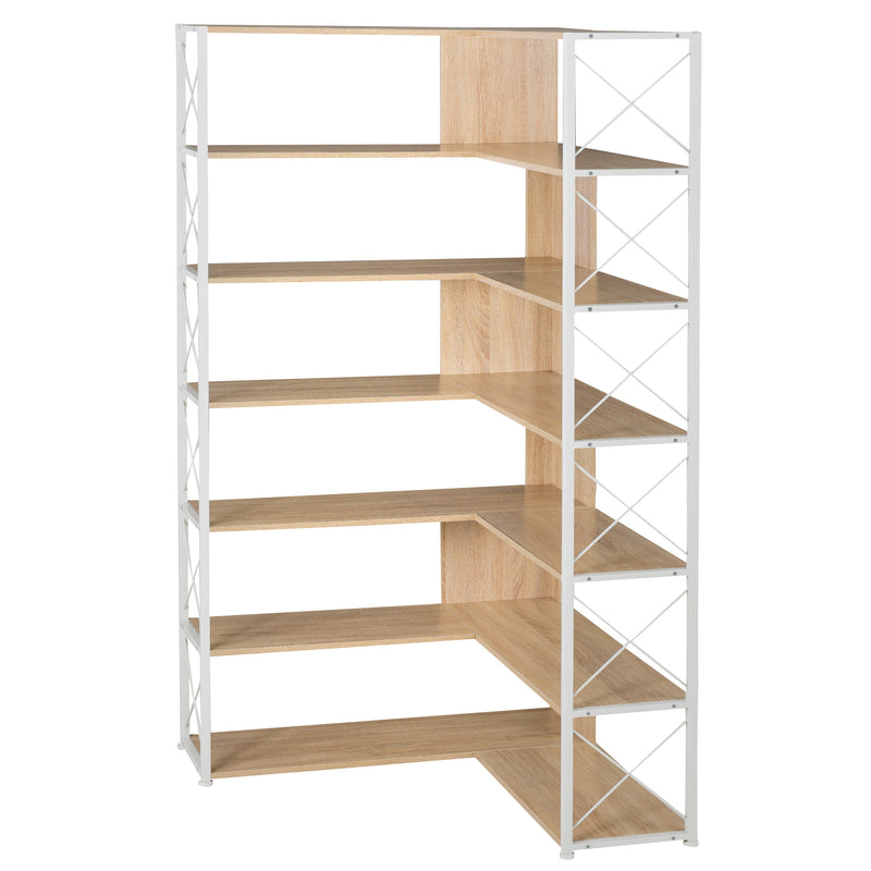 L-Shaped Corner Book Shelf