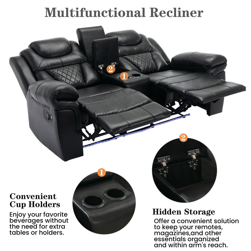 Home Theater Seating Manual Recliner