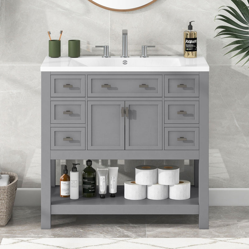 Bathroom Vanity with Top Sink