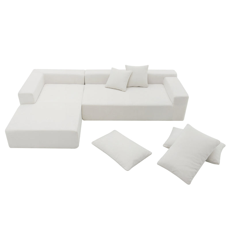 Modular Sectional Living Room Sofa Set