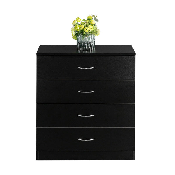 FCH Modern Simple 4-Drawer Dresser Black