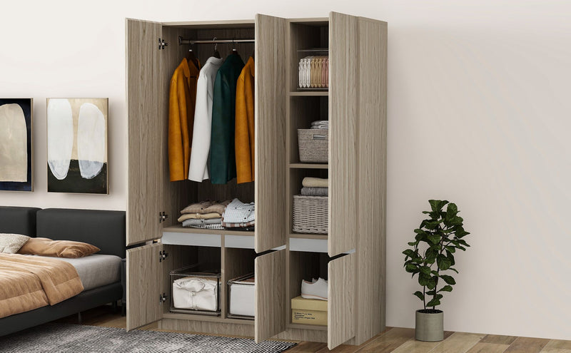 Wooden Wardrobe Storage