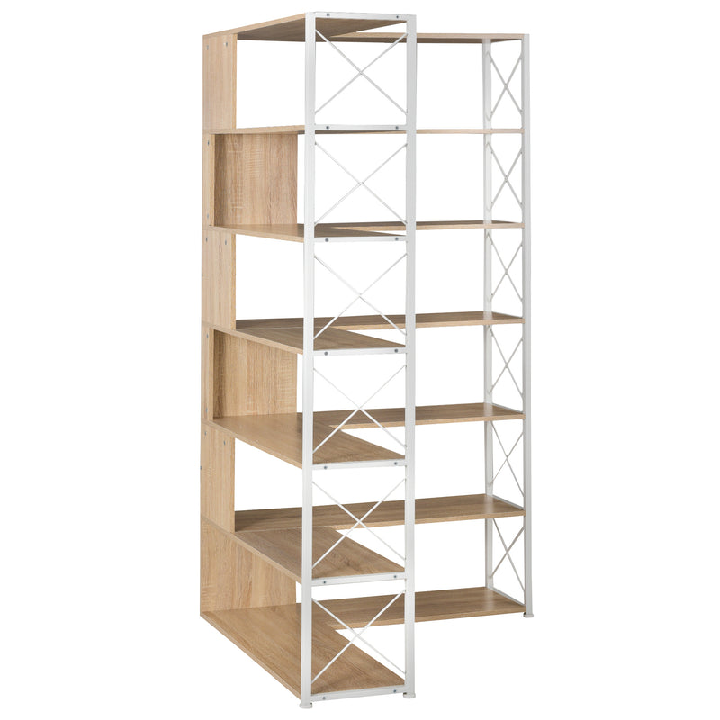 L-Shaped Corner Book Shelf