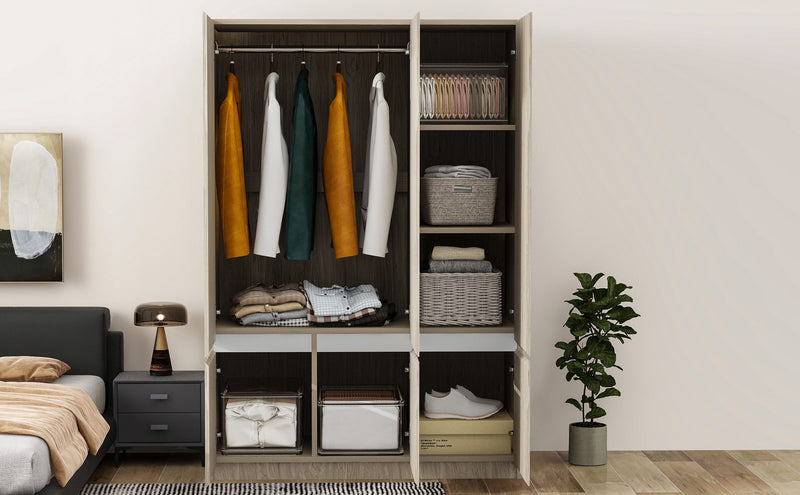 Wooden Wardrobe Storage