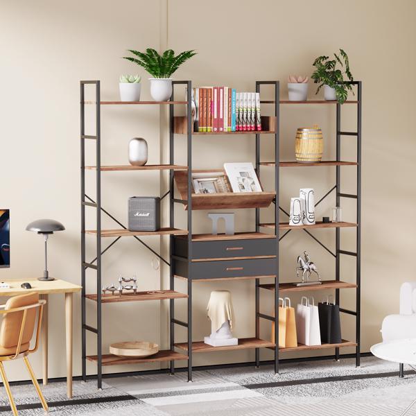 Triple Wide Bookshelf