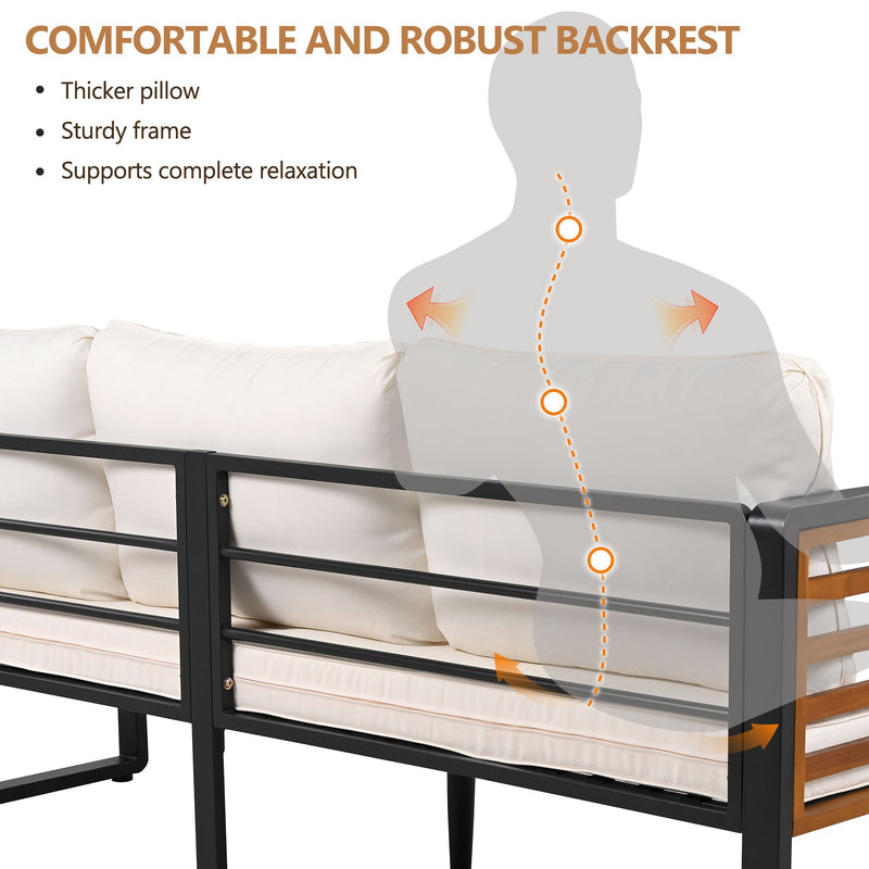 SunnySide 4-pieces Outdoor Furniture Set