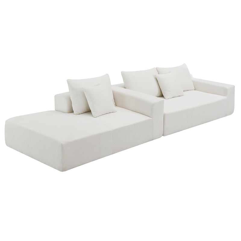 Modular Sectional Living Room Sofa Set